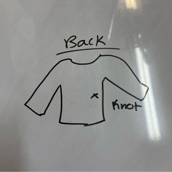 Sigrid Olson brown ribbed knit blouse women's size 2X - Picture 11 of 11